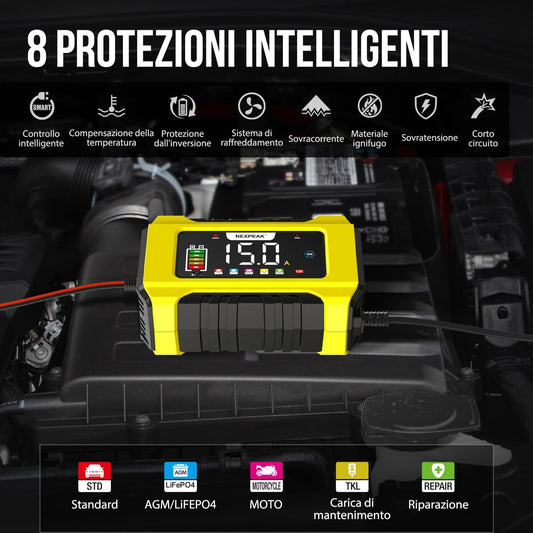 Carica Batteria per Auto Intelligente