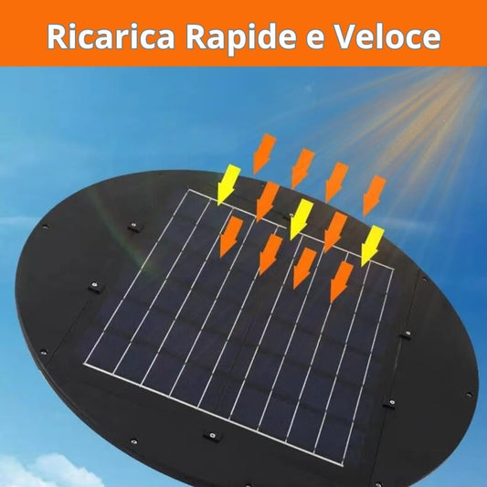 Lampione Solare Led Esterno, Lampione da Giardino 1200 Watt