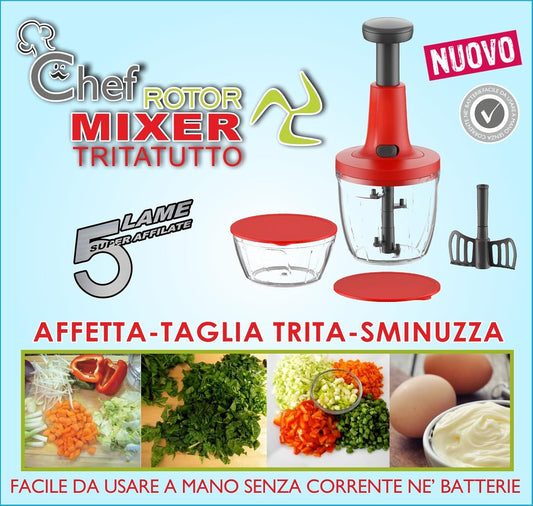 FRULLIX il tritatutto che fa sembrare facile ogni ricetta